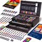 175 Piece Deluxe Art Set with 2 Drawing Pads, Acrylic Paints, Crayons, Colored Pencils, Paint Set in Wooden Case, and Professional Art Kit.Art supplies for adults, teenagers, and artists, paint supplies
